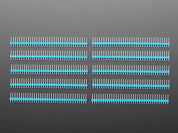 Break-away 0.1" 36-pin strip male header - Blue - 10 pack