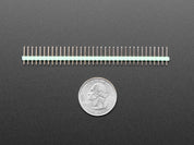 Break-away 0.1" 36-pin strip male header - Green - 10 pack