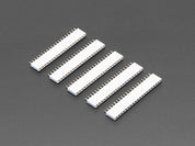 20-pin 0.1" Female Header - White - 5 pack