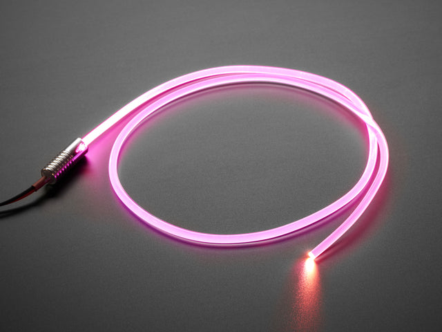 Side-light Fiber Optic Tube - 5mm Diameter - 1 meter long