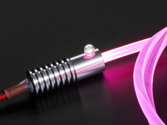 Fiber Optic Light Source - 1 Watt - Pink