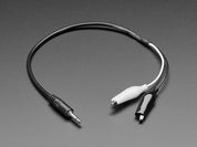 3.5mm Mono Audio Plug to Alligator Clips