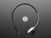 3.5mm Mono Audio Plug to Alligator Clips