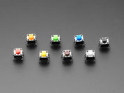 6mm Rainbow Tactile Button Deluxe Party Tray - 160 Pieces