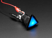 LED Illuminated Triangle Pushbutton A.K.A 1960s Sci-Fi Buttons