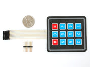 Membrane 3x4 Matrix Keypad + extras