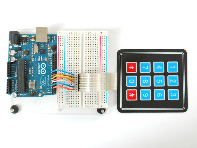 Membrane 3x4 Matrix Keypad + extras