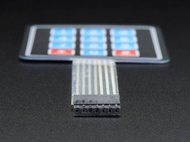 Membrane 3x4 Matrix Keypad + extras