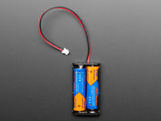 2 x AA Open Battery Holder with JST PH Connector
