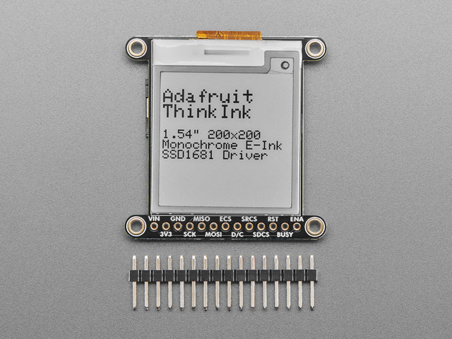 Adafruit 1.54" Monochrome eInk / ePaper Display with SRAM