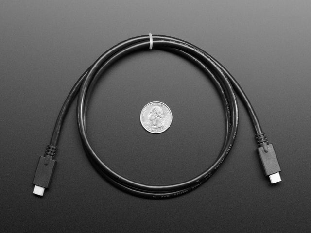USB C to USB C Cable - USB 3.1 Gen 4 with E-Mark - 1 meter long