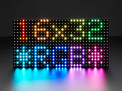 Medium 16x32 RGB LED matrix panel - 6mm Pitch