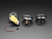Black Multi-Hub Wheel for TT / Lego or N20 Motor - 65mm Diameter