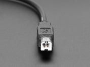 USB B Round Panel Mount Extension Cable - 30cm
