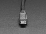 Micro B Round Panel Mount Extension Cable - 30cm