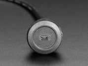 Micro B Round Panel Mount Extension Cable - 30cm