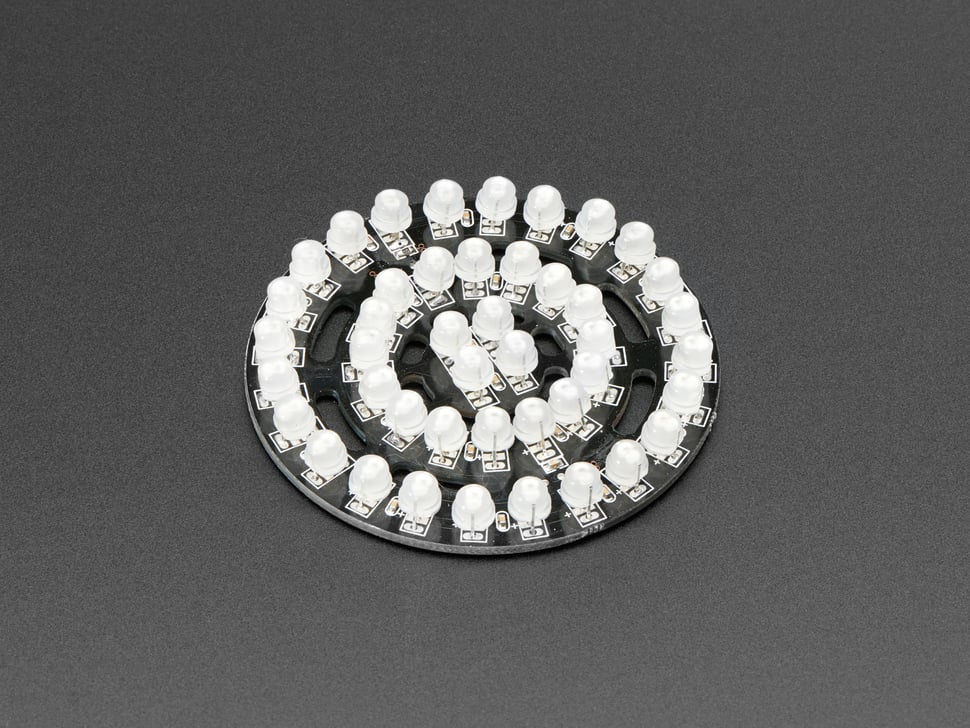 NeoPixel Triple-Ring Board with 44 Thru-Hole LEDs