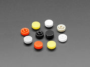Plastic Button Caps For Square Top (10-pack) - 8mm Diameter
