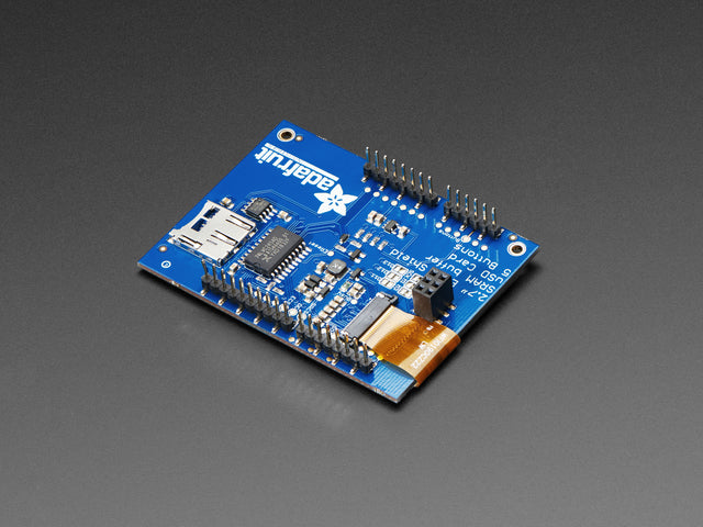 Adafruit 2.7" Tri-Color eInk / ePaper Shield with SRAM