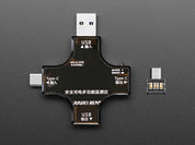 Multifunctional USB Digital Tester - USB A and C