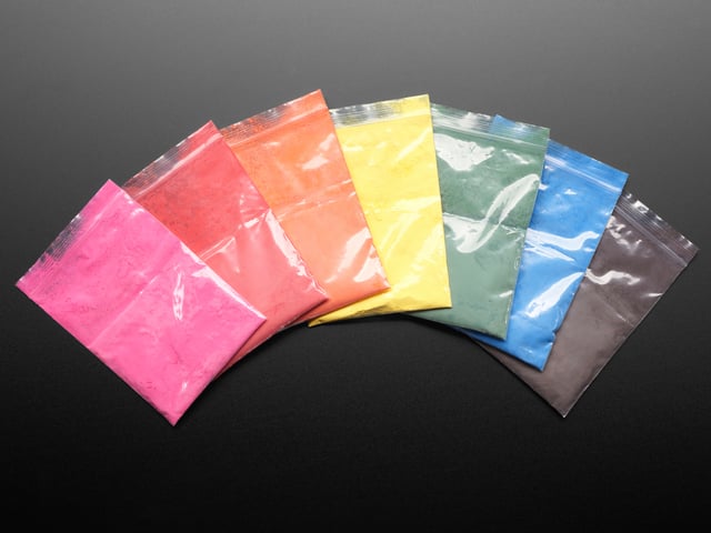 Thermochromic Pigments - Rainbow Pack (7 Colors)