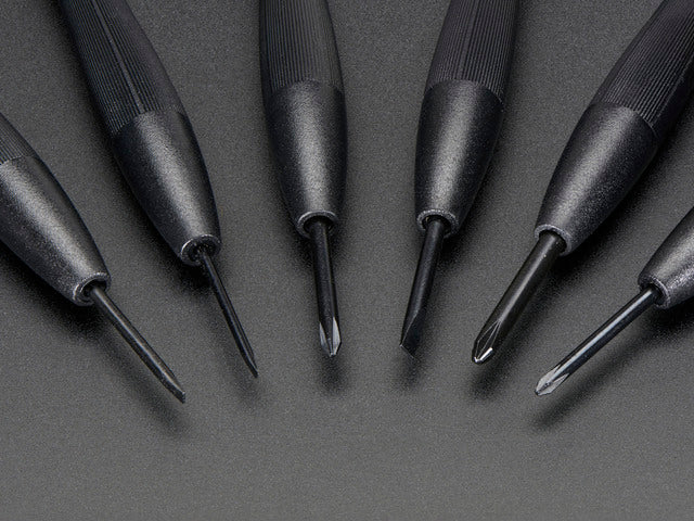 Precision screwdriver set (6 pieces)