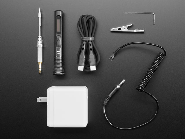 USB C Powered Soldering Iron - Adjustable Temperature Pen-Style
