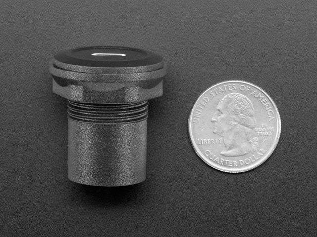 USB C Jack to Micro USB Jack Round Panel Mount Adapter