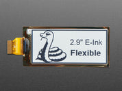 2.9" Flexible 296x128 Monochrome eInk / ePaper Display