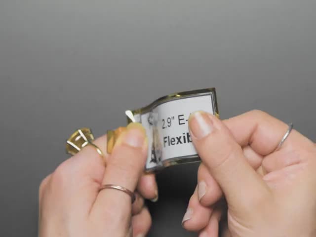 2.9" Flexible 296x128 Monochrome eInk / ePaper Display