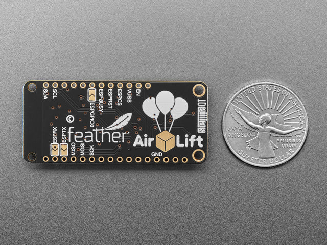Adafruit AirLift FeatherWing – ESP32 WiFi Co-Processor