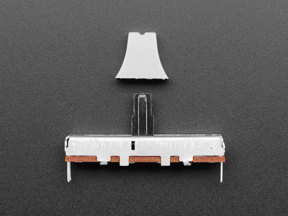 Slide Potentiometer with Plastic Knob - 35mm Long - 10K?