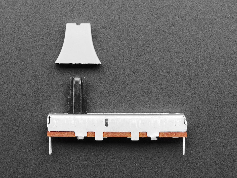 Slide Potentiometer with Plastic Knob - 35mm Long - 10K?