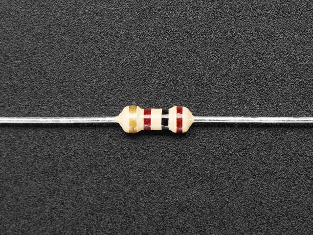 Through-Hole Resistors - 100 ohm 5% 1/4W - Pack of 25