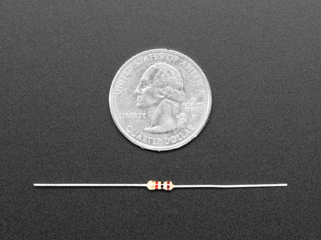 Through-Hole Resistors - 1.0K ohm 5% 1/4W - Pack of 25