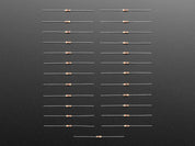 Through-Hole Resistors - 1.0K ohm 5% 1/4W - Pack of 25