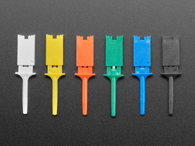 Basic Multi-Color Micro SMT Test Hooks (6-pack)