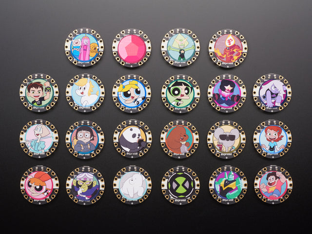 Cartoon Network Sticker Set for Circuit Playground Express