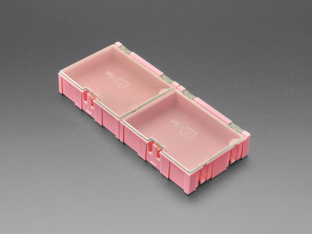Medium Modular Snap Boxes - SMD component storage - 2 pack