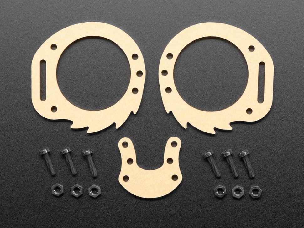 Clear Acrylics and Hardware Kit for Monster M4sk