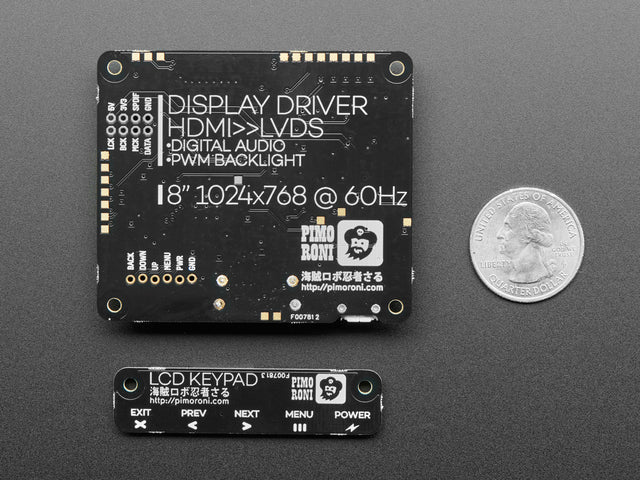 Pimoroni HDMI 10" IPS LCD Screen Kit - 1024x768