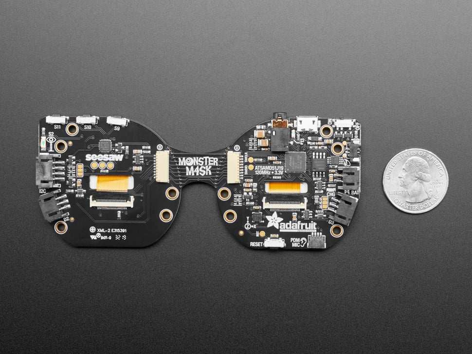 Adafruit MONSTER M4SK - DIY Electronic Eyes Mask
