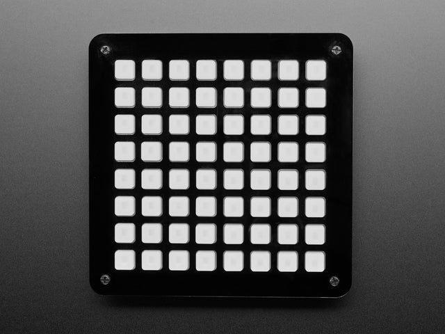 Adafruit 8x8 Trellis Feather M4 Acrylic Enclosure + Hardware Kit