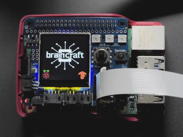 Adafruit BrainCraft HAT - Machine Learning for Raspberry Pi 4