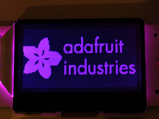 Graphic ST7565 Negative LCD (128x64) with RGB backlight + extras