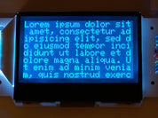 Graphic ST7565 Negative LCD (128x64) with RGB backlight + extras