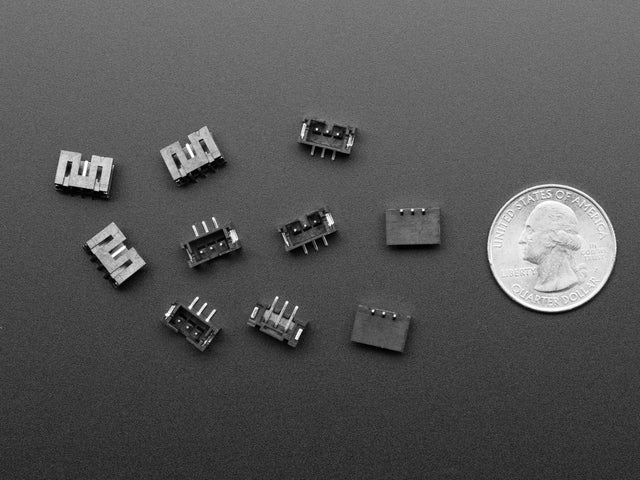 2mm 3-pin Vertical Connector - JST PH Compatible - 10 Pack