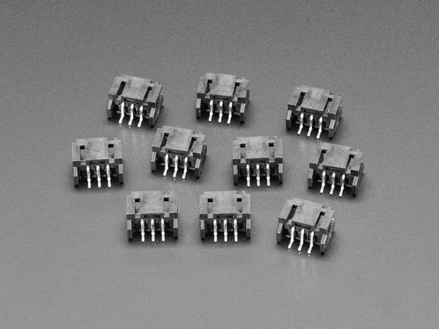 JST PH 2mm 3-pin Horizontal Connector (10-pack)