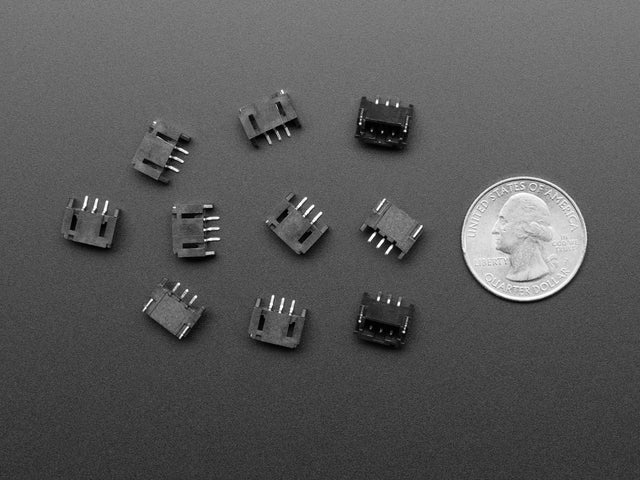 JST PH 2mm 3-pin Horizontal Connector (10-pack)