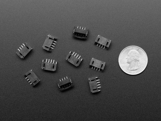 2mm 4-pin Horizontal Connector - JST PH Compatible - 10 Pack